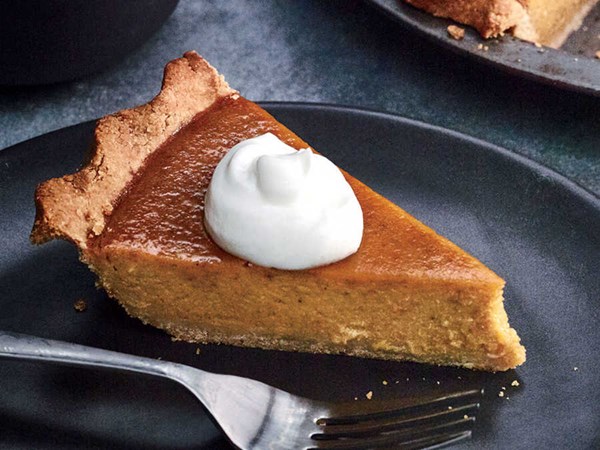 Roasted pumpkin pie