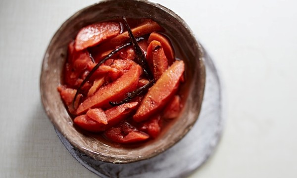 Roasted quince