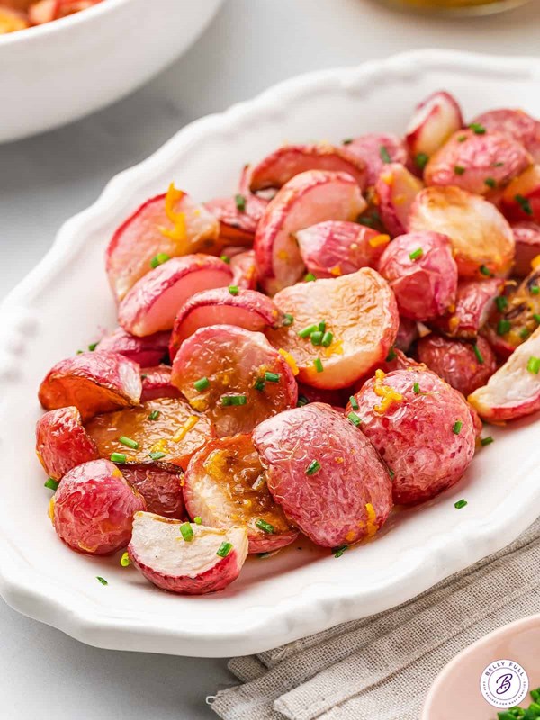 Roasted radishes