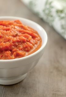 Roasted red pepper & eggplant dip (Ajvar)
