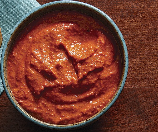Roasted red pepper dip