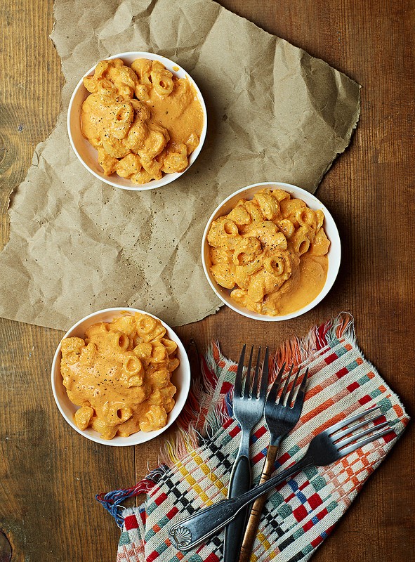 Roasted red pepper mac & cheese