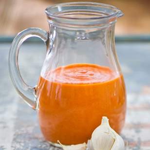 Roasted red pepper vinaigrette