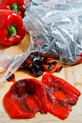 Roasted red peppers