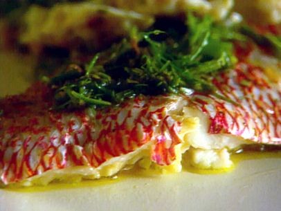 Roasted red snapper with rosemary
