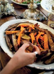 Roasted root vegetables