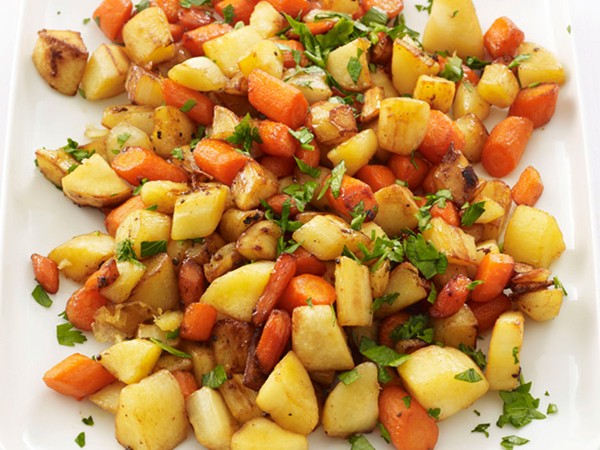 Roasted root vegetables