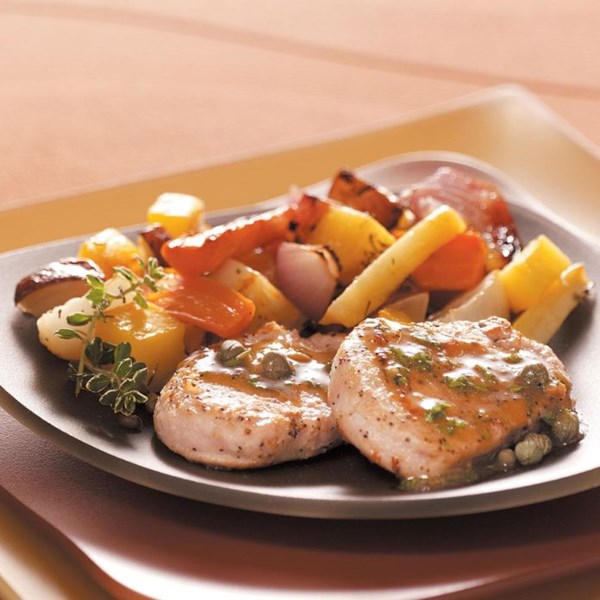 Roasted root vegetables