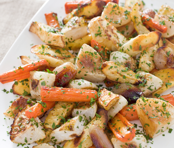 Roasted root vegetables