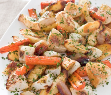 Roasted root vegetables