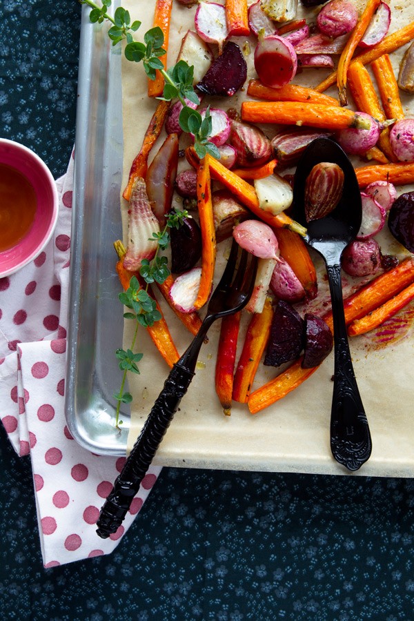 Roasted root vegetables