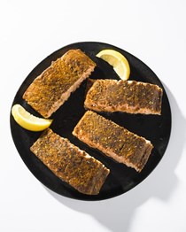 Roasted salmon with za'atar