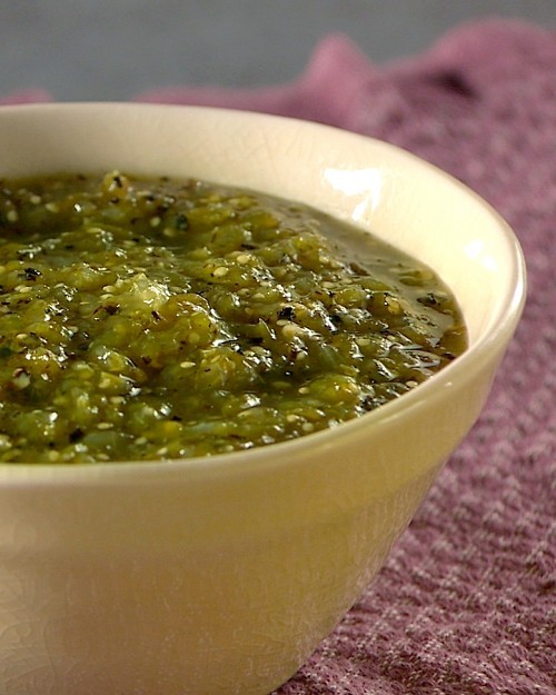 Roasted salsa verde