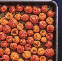 Roasted sheet pan cherry tomatoes