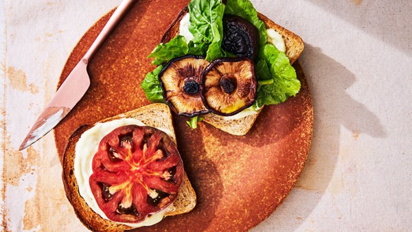 Roasted-shiitake "B"LTs