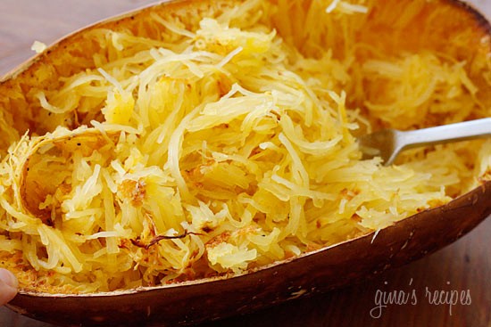 Roasted spaghetti squash