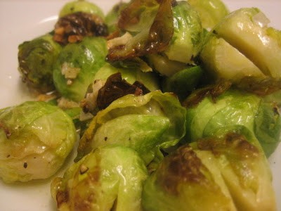 Roasted sprouts