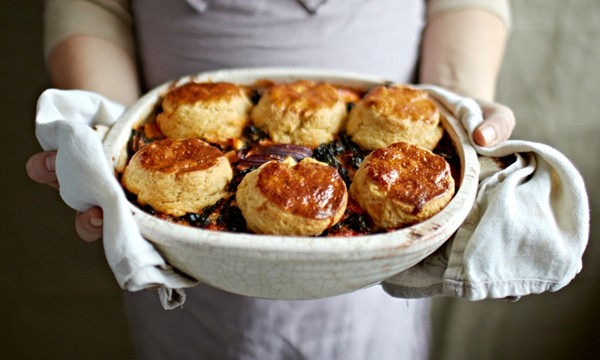 Roasted squash cobbler