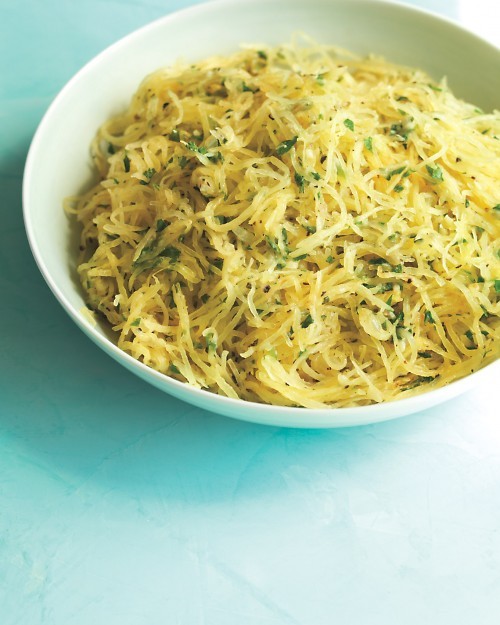 Roasted squash with Parmesan and herbs