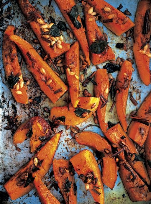 Roasted squash (Zucca al forno)