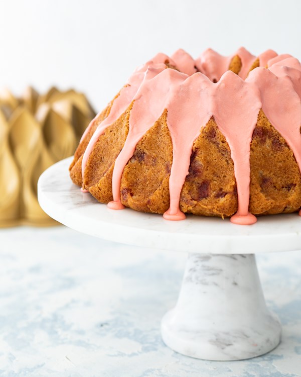 Roasted strawberry glaze