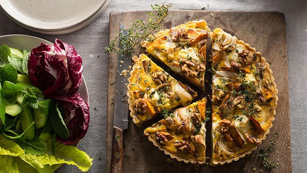 Roasted sweet potato tart [Matthew Evans]