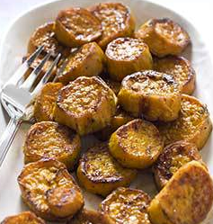Roasted sweet potatoes