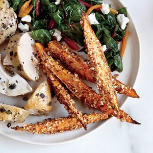 Roasted sweet potatoes