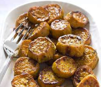 Roasted sweet potatoes