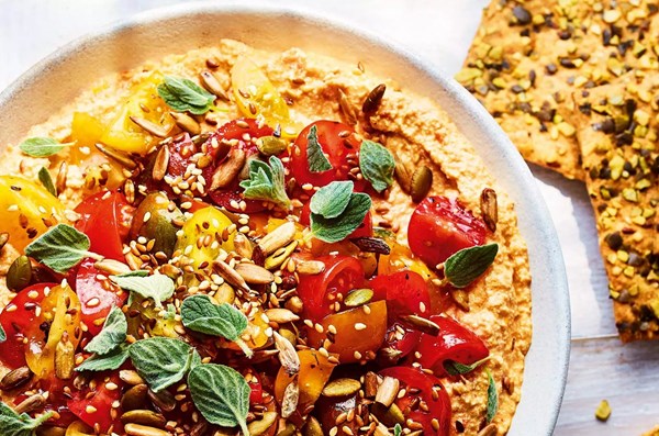 Roasted tomato & cashew dip