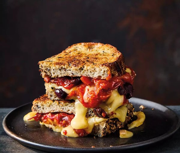 Roasted tomato & Highmoor cheese toastie