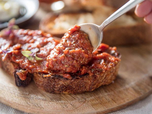 Roasted-tomato and caper spread