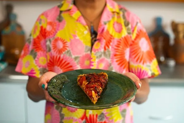 Roasted tomato galette