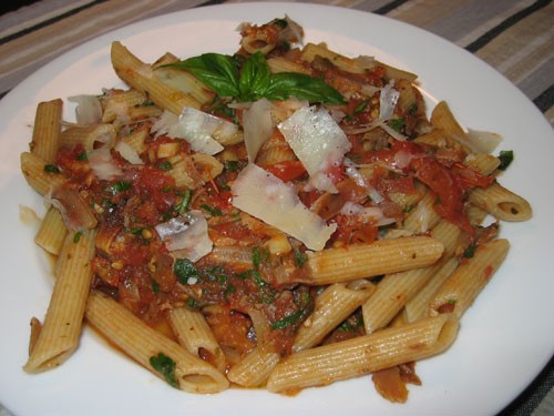 Roasted tomato pasta