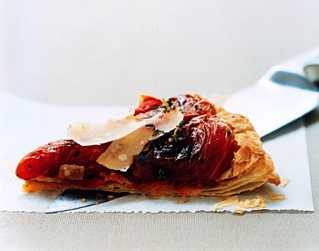 Roasted-tomato tart