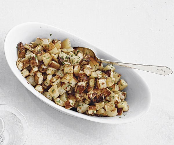 Roasted turnips with maple and cardamom