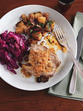 Roasted veal shanks with rosemary
