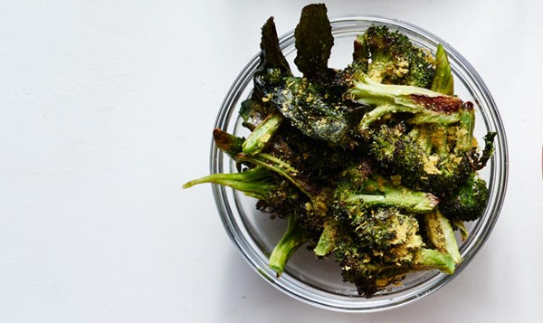 Roasted veg with nutritional yeast