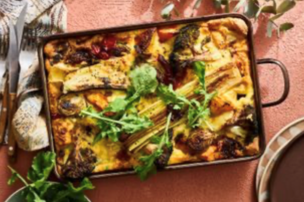 Roasted vegetable frittata