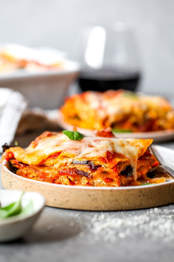 Roasted vegetable lasagna