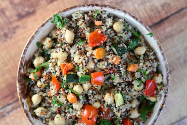 Roasted vegetable quinoa