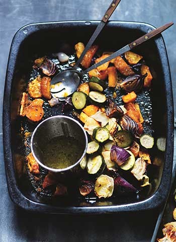 Roasted vegetable salad