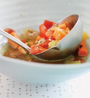 Roasted vegetable soup