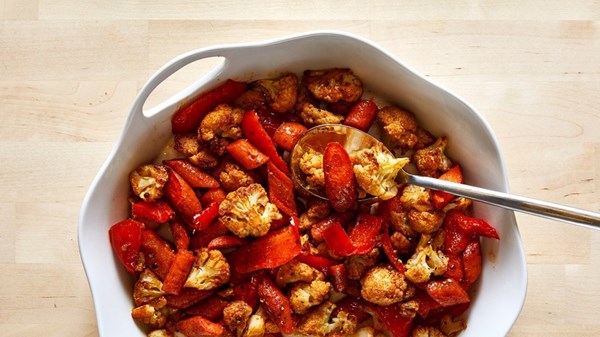 Roasted vegetable trio