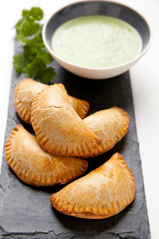 Roasted veggie empanadas