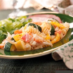 Roasted veggie pasta 