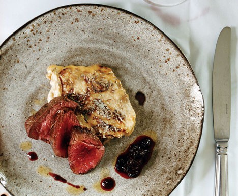 Roasted venison