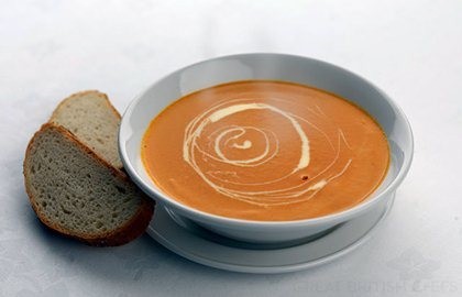 Roasted vine tomato soup
