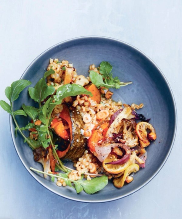 Roasted winter squash bowl
