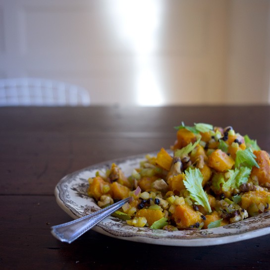 Roasted winter squash salad